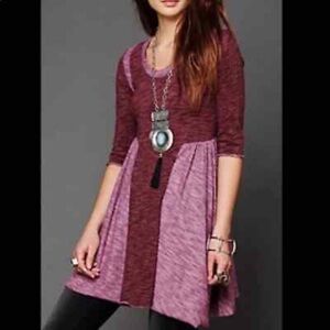 Free People Good Morning Sunshine Raspberry Plum dress